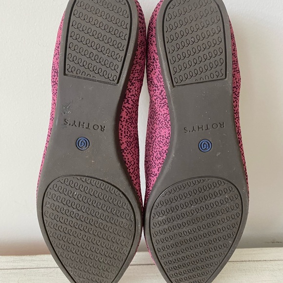 Rothy’s Women’s Retired Print Fig Python The Point Flats. - Picture 6 of 7